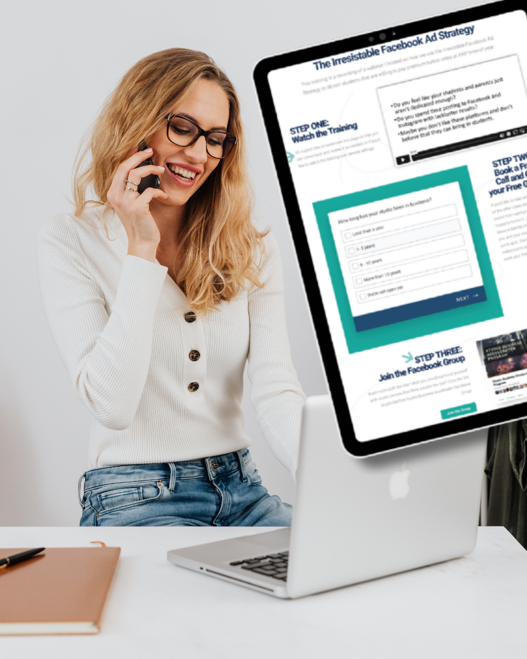 Step Two: Book a Call and Get Your Free Gifts