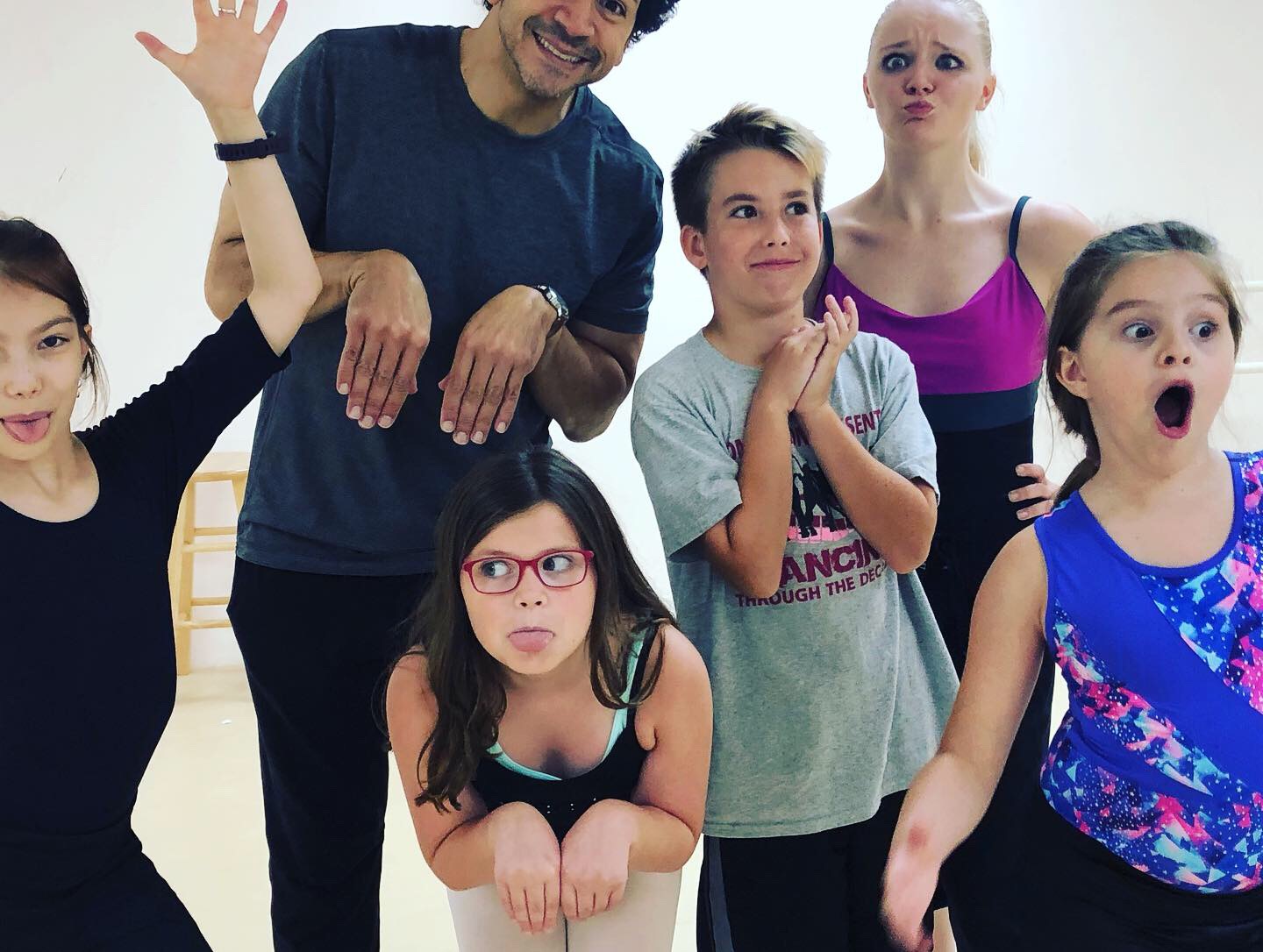 theater dance kids with Julio Matos